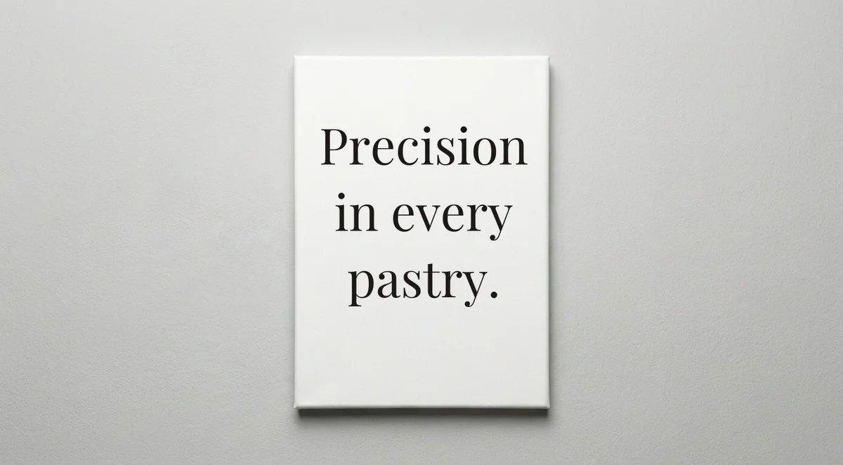Pastry Chef quote wall art - canvas print