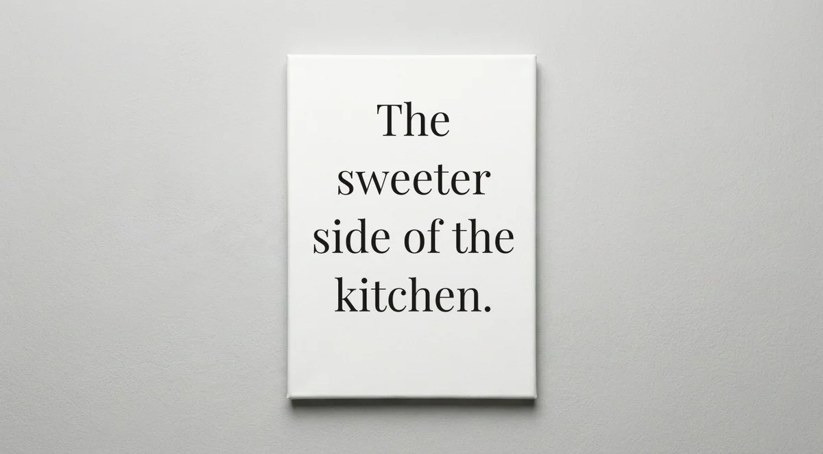 Pastry Chef quote wall art - canvas print