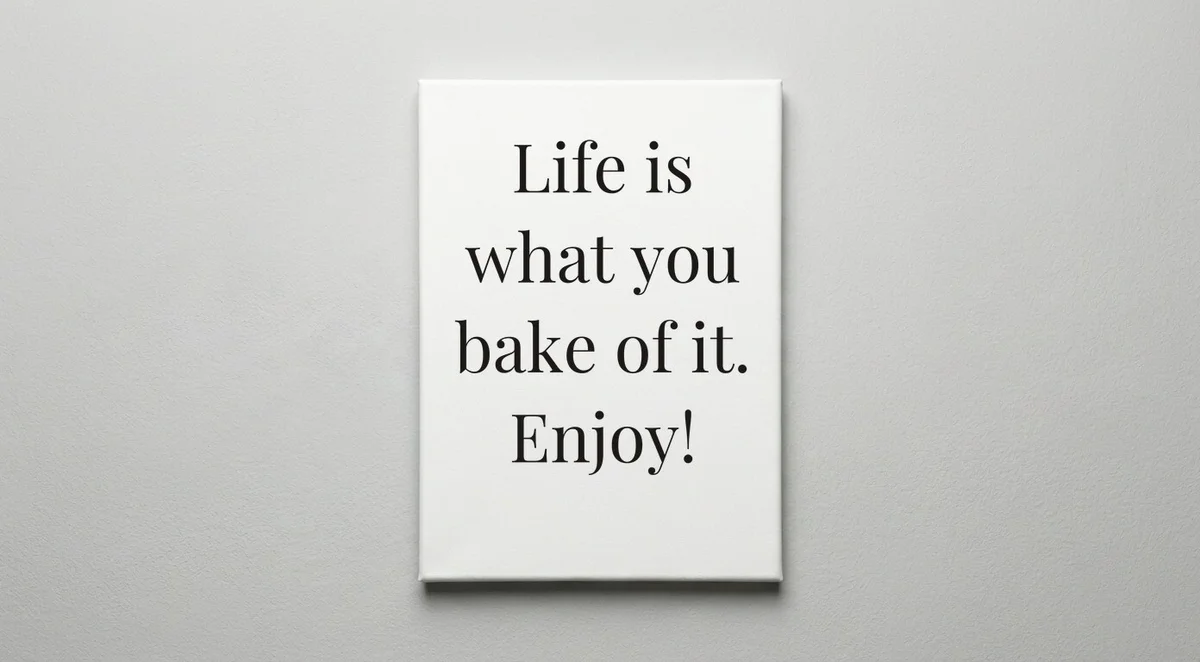Pastry Chef quote wall art - canvas print