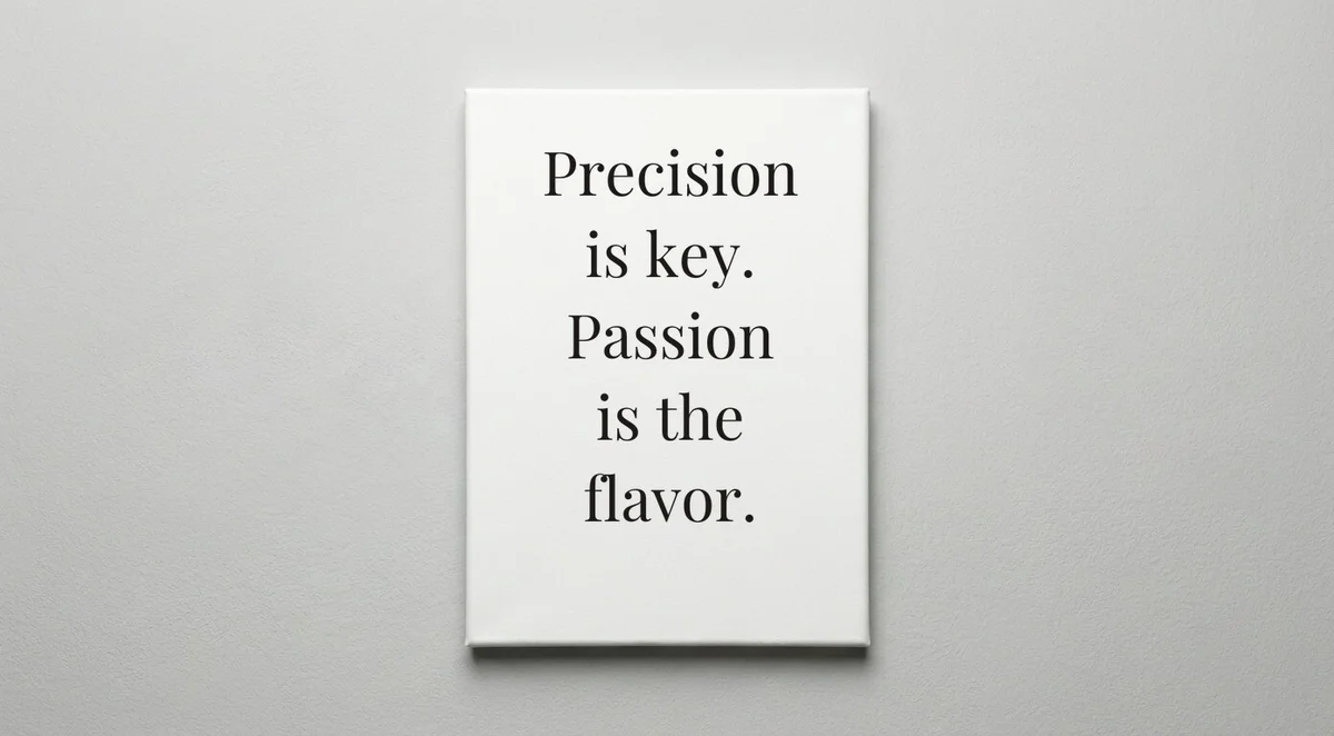 Pastry Chef quote wall art - canvas print