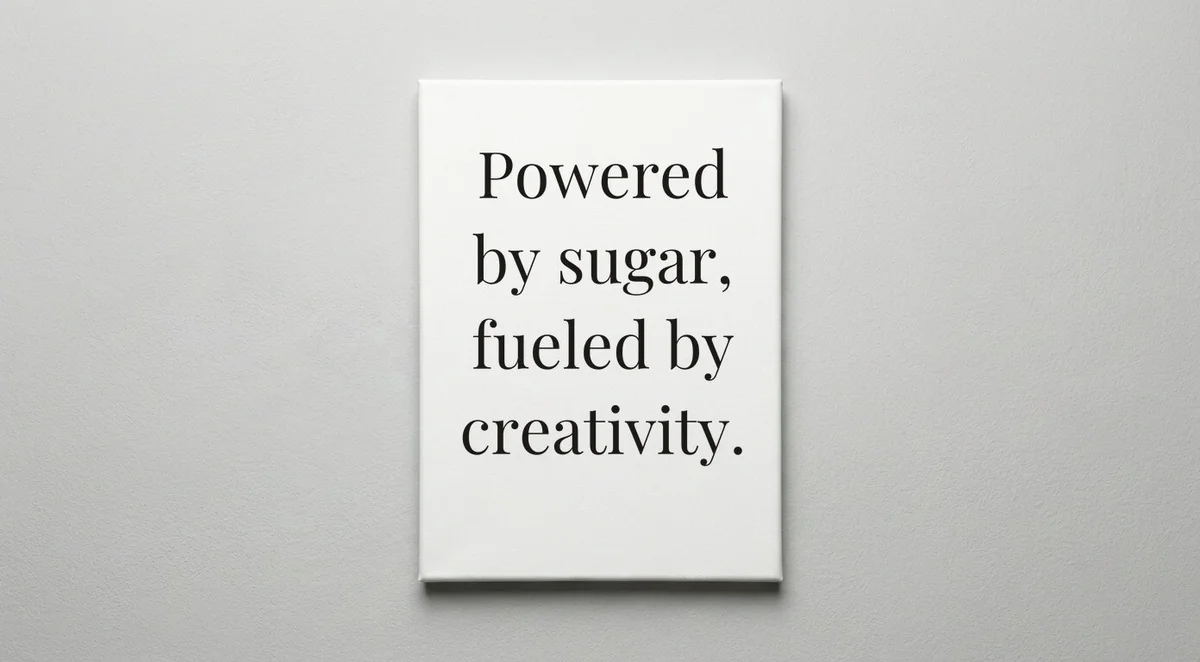 Pastry Chef quote wall art - canvas print