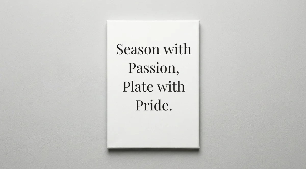 Line Cook quote wall art - canvas print