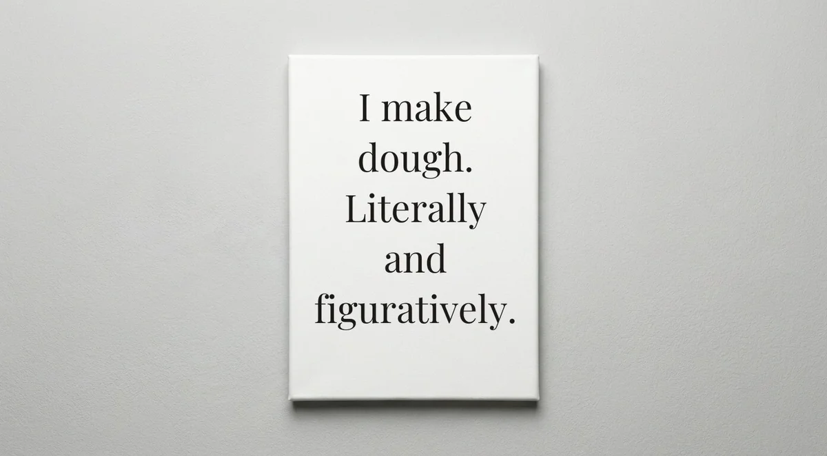 Baker quote wall art - canvas print