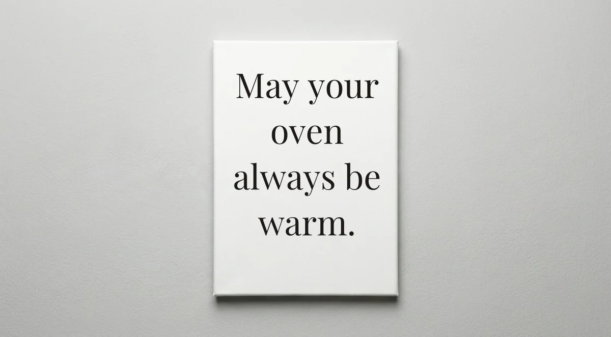 Baker quote wall art - canvas print