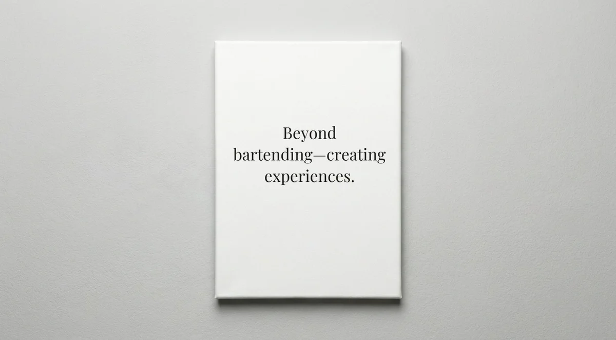 Mixologist quote wall art - canvas print