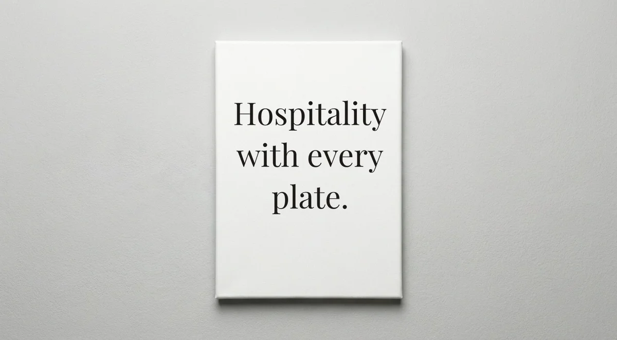 Server quote wall art - canvas print