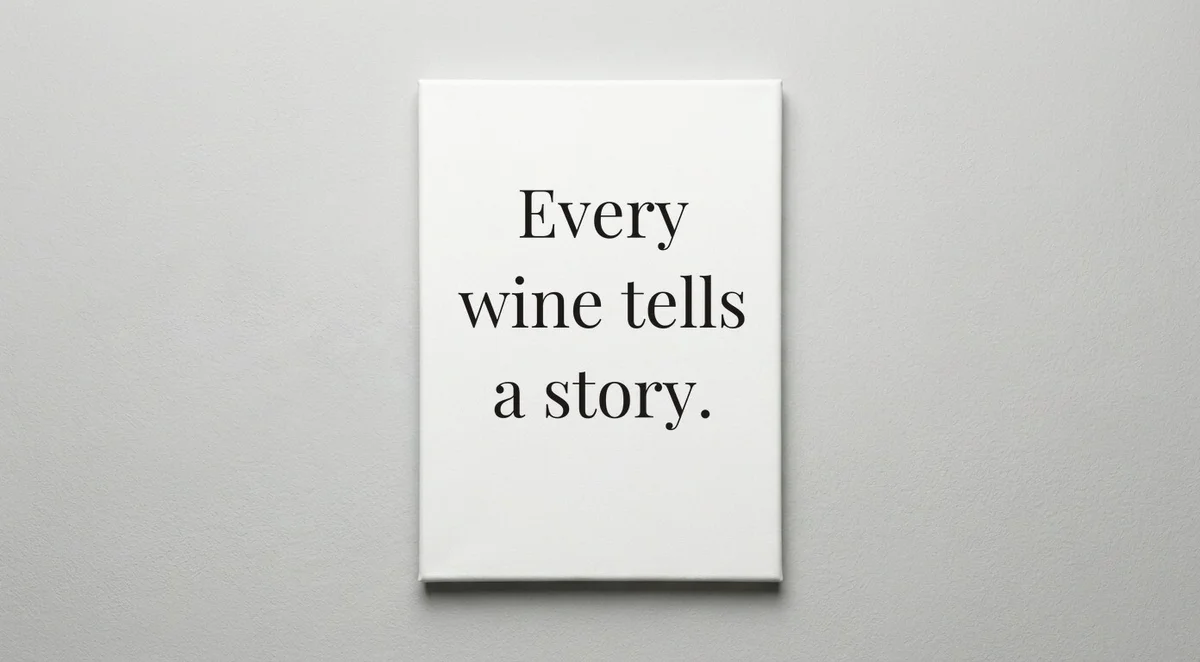Sommelier quote wall art - canvas print