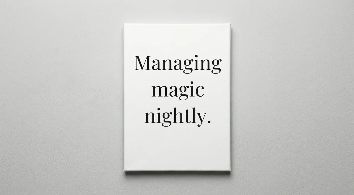 Restaurant Manager quote wall art - canvas print