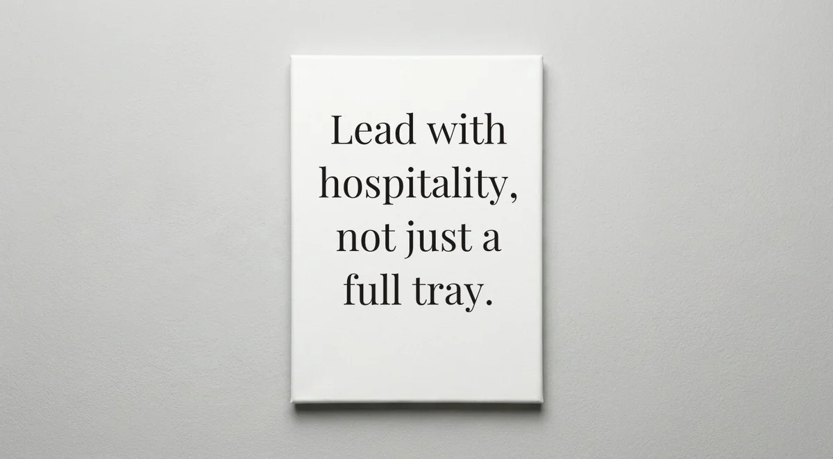 Restaurant Manager quote wall art - canvas print