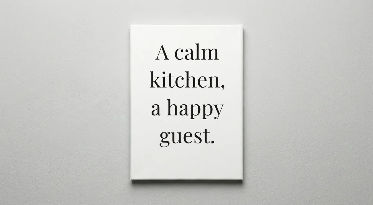 Restaurant Manager quote wall art - canvas print