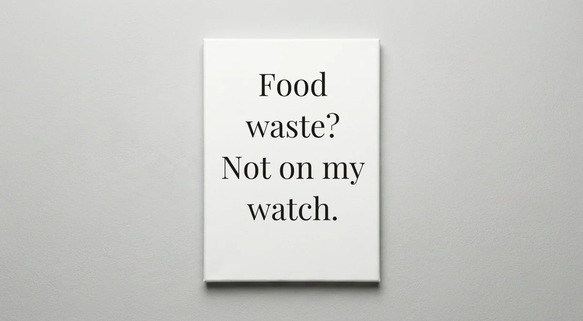 Kitchen Manager quote wall art - canvas print