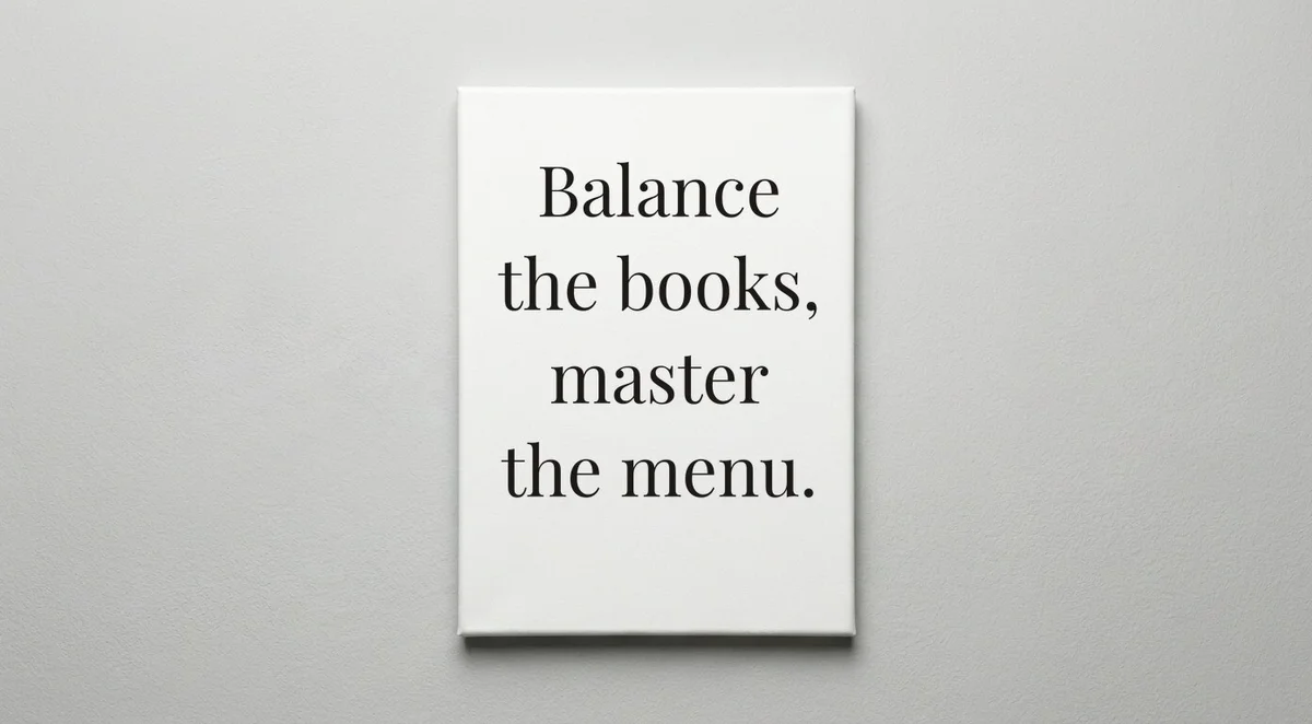 Kitchen Manager quote wall art - canvas print