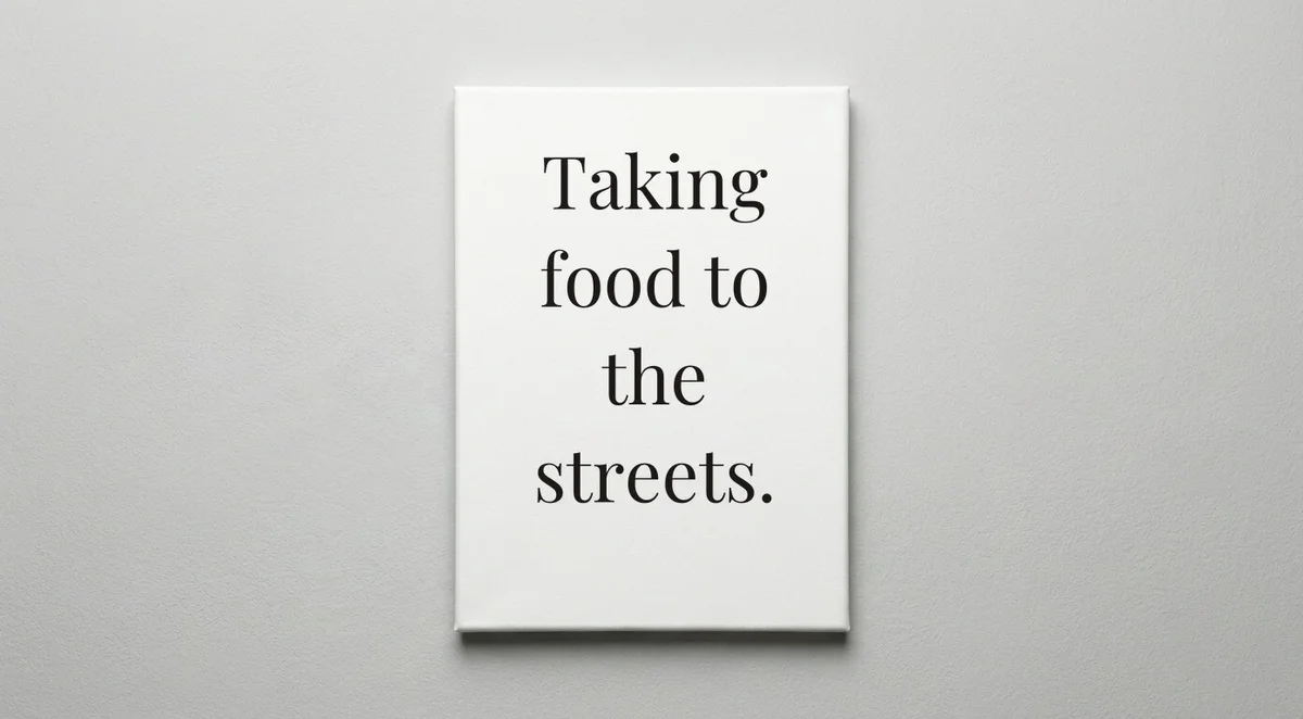 Food Truck Owner quote wall art - canvas print