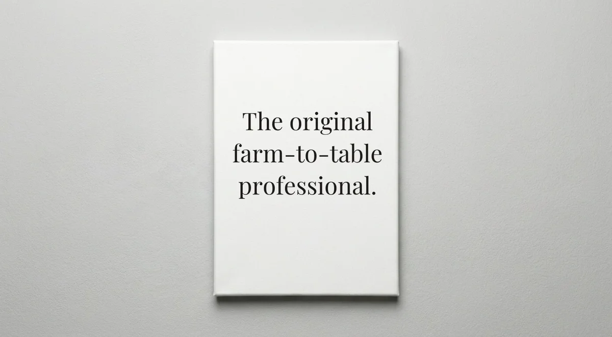 Butcher quote wall art - canvas print