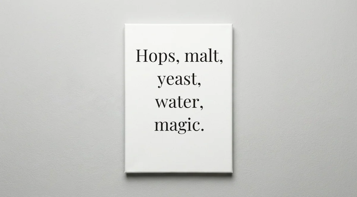 Brewer quote wall art - canvas print