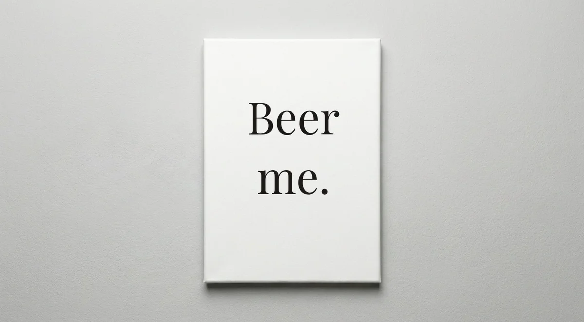 Brewer quote wall art - canvas print