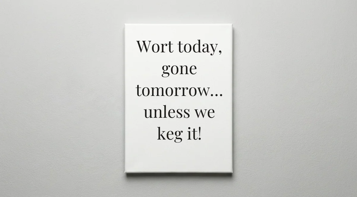 Brewer quote wall art - canvas print