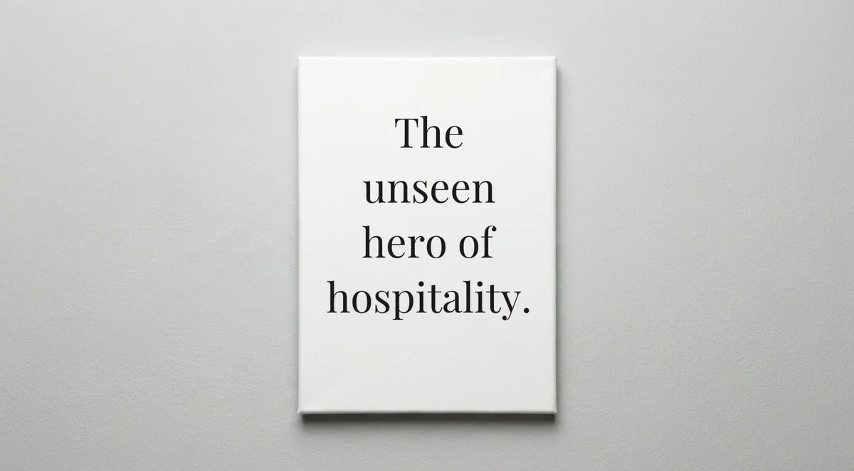 Housekeeper quote wall art - canvas print