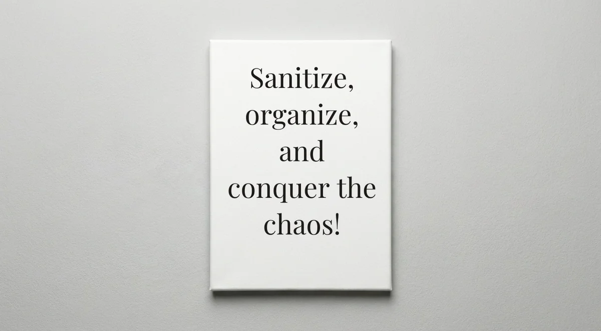 Housekeeper quote wall art - canvas print