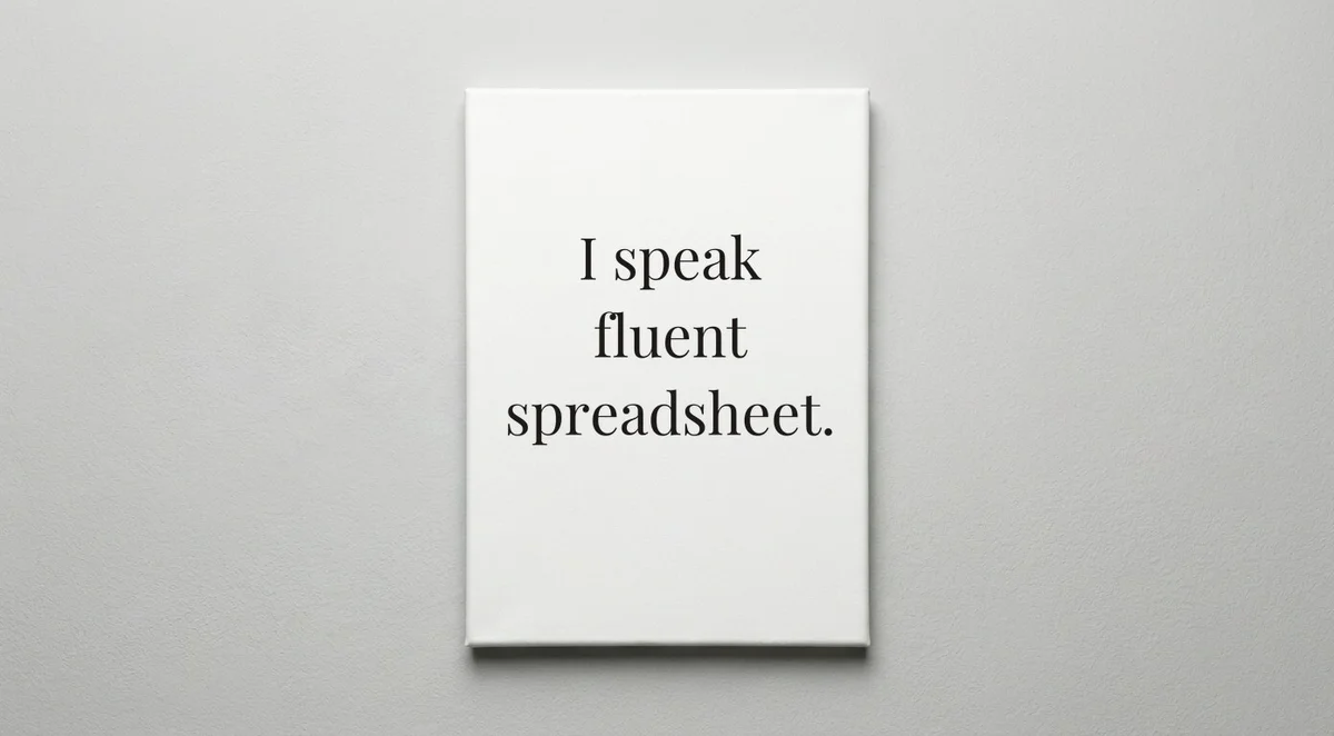 Accountant quote wall art - canvas print