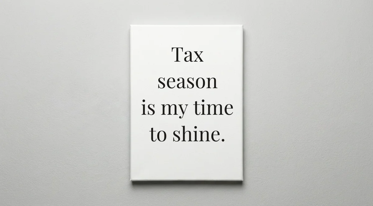 CPA quote wall art - canvas print