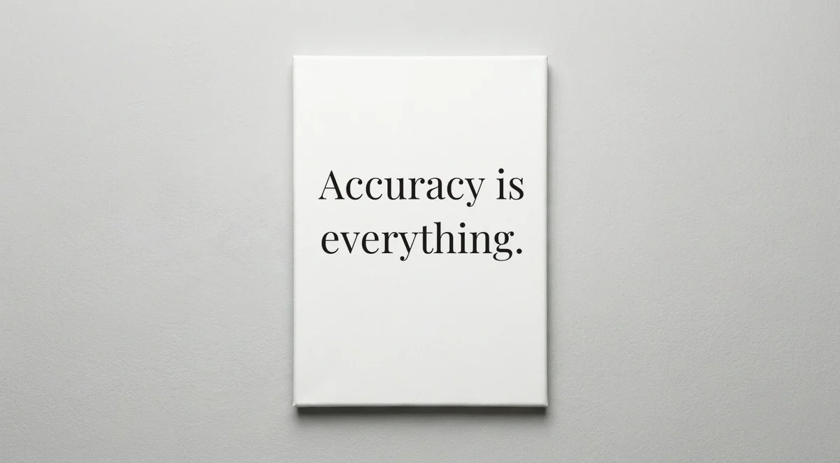 CPA quote wall art - canvas print