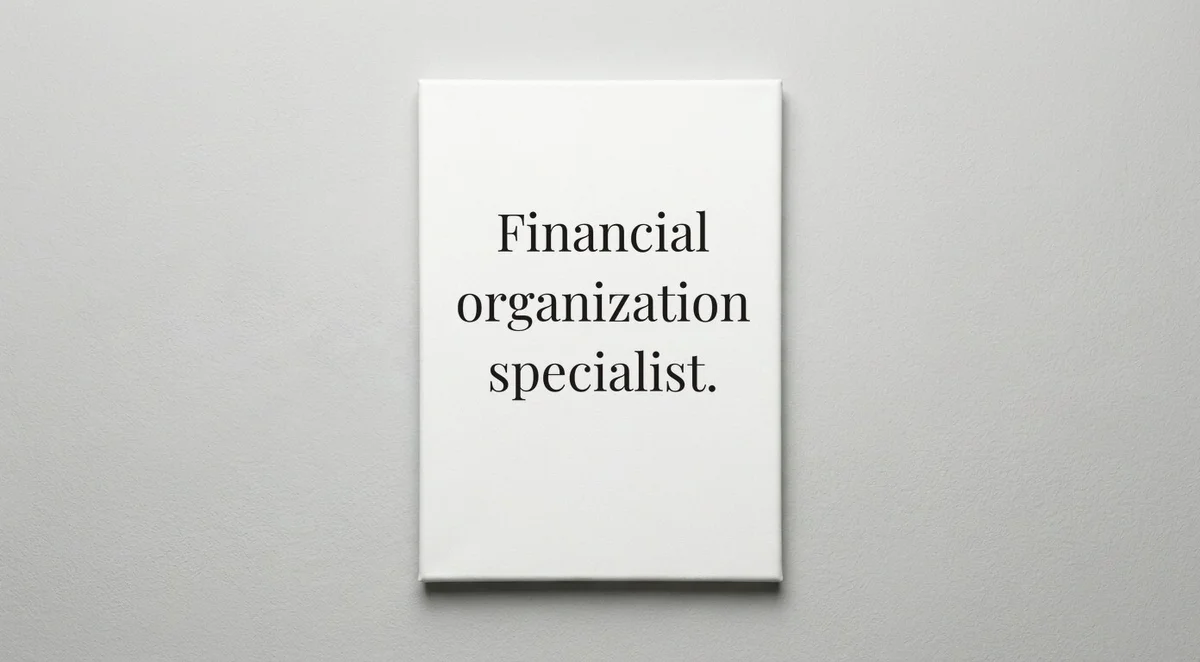 Bookkeeper quote wall art - canvas print