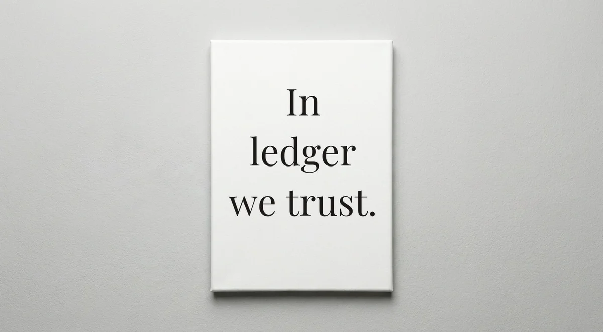 Bookkeeper quote wall art - canvas print