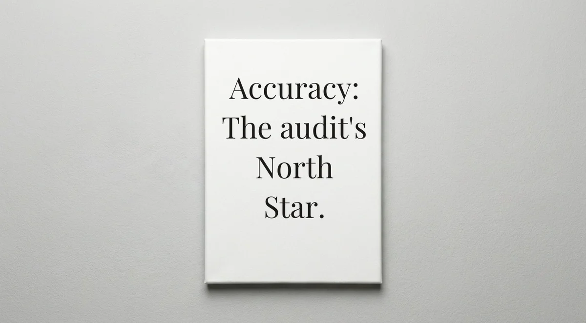 Auditor quote wall art - canvas print