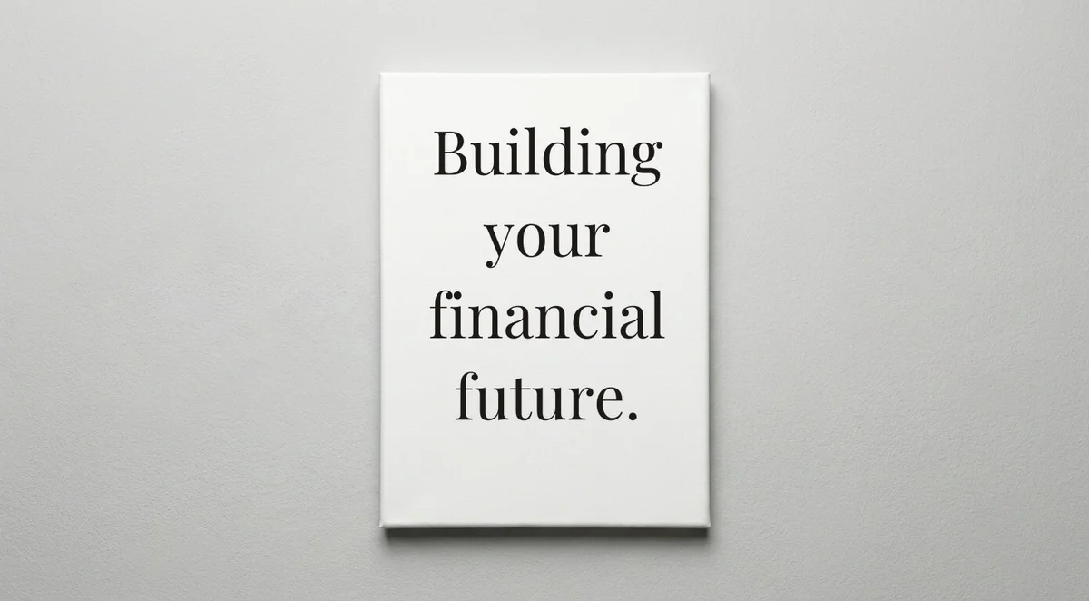 Financial Planner quote wall art - canvas print