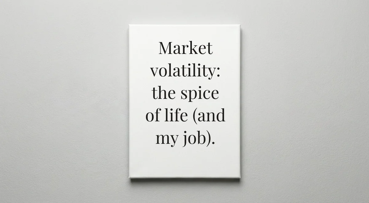 Financial Planner quote wall art - canvas print