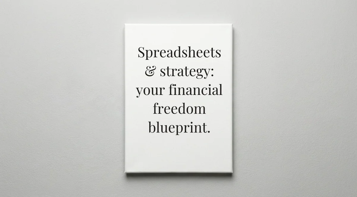 Financial Planner quote wall art - canvas print
