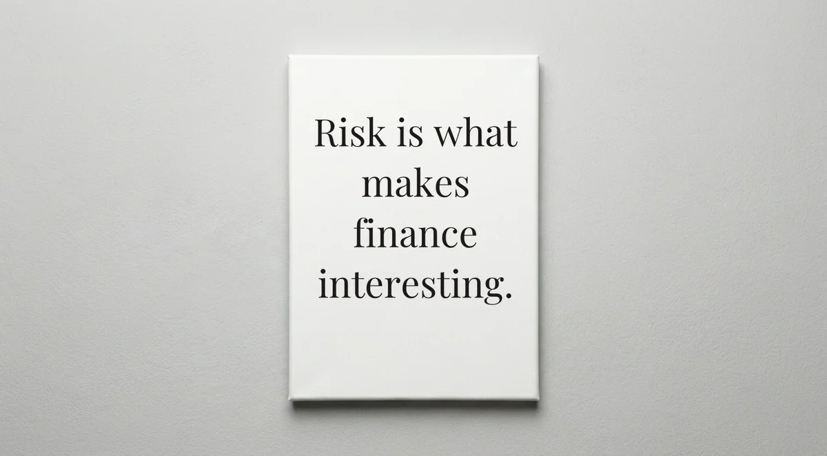 Banker quote wall art - canvas print