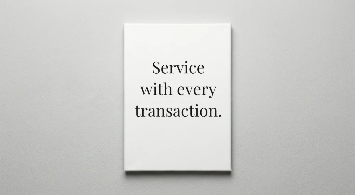 Bank Teller quote wall art - canvas print