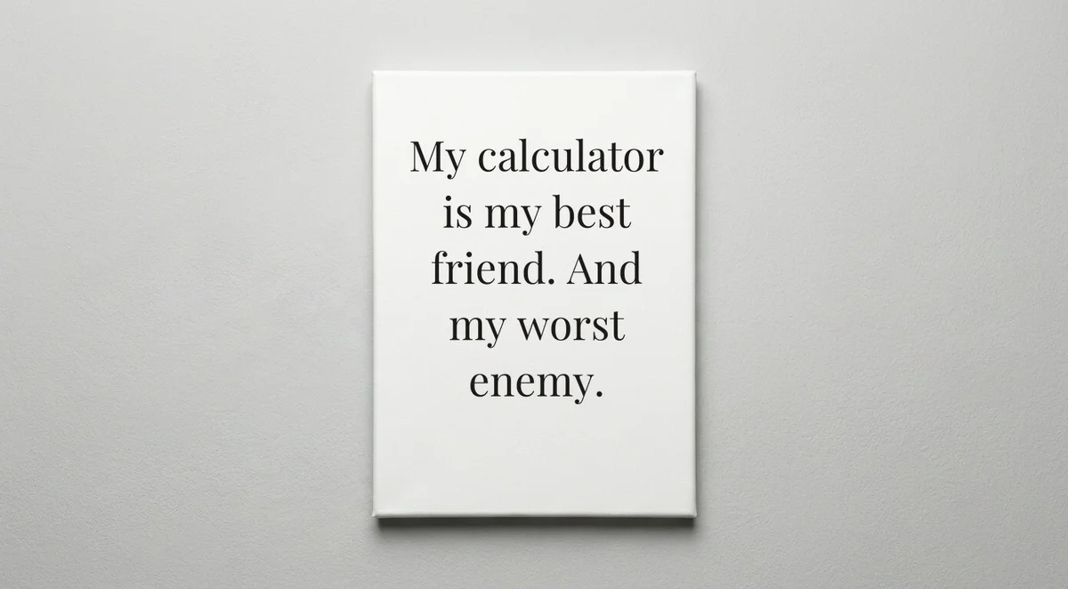 Loan Officer quote wall art - canvas print