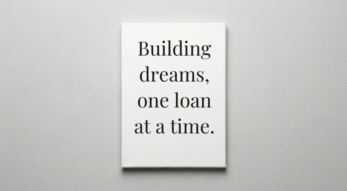Loan Officer quote wall art - canvas print