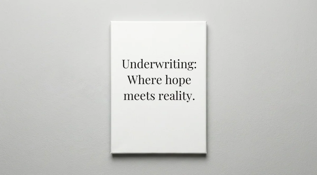 Loan Officer quote wall art - canvas print