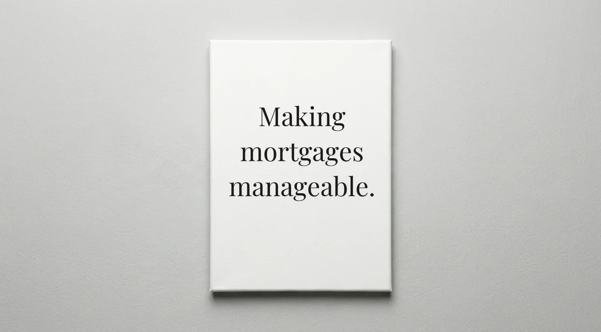Mortgage Broker quote wall art - canvas print