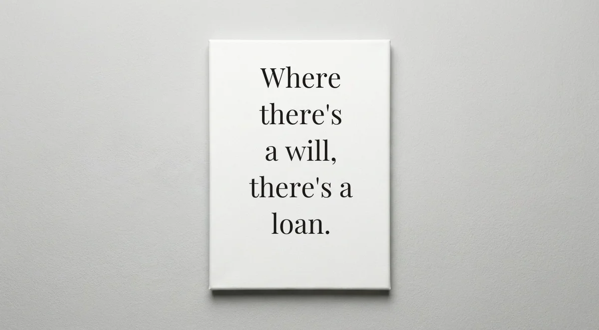 Mortgage Broker quote wall art - canvas print