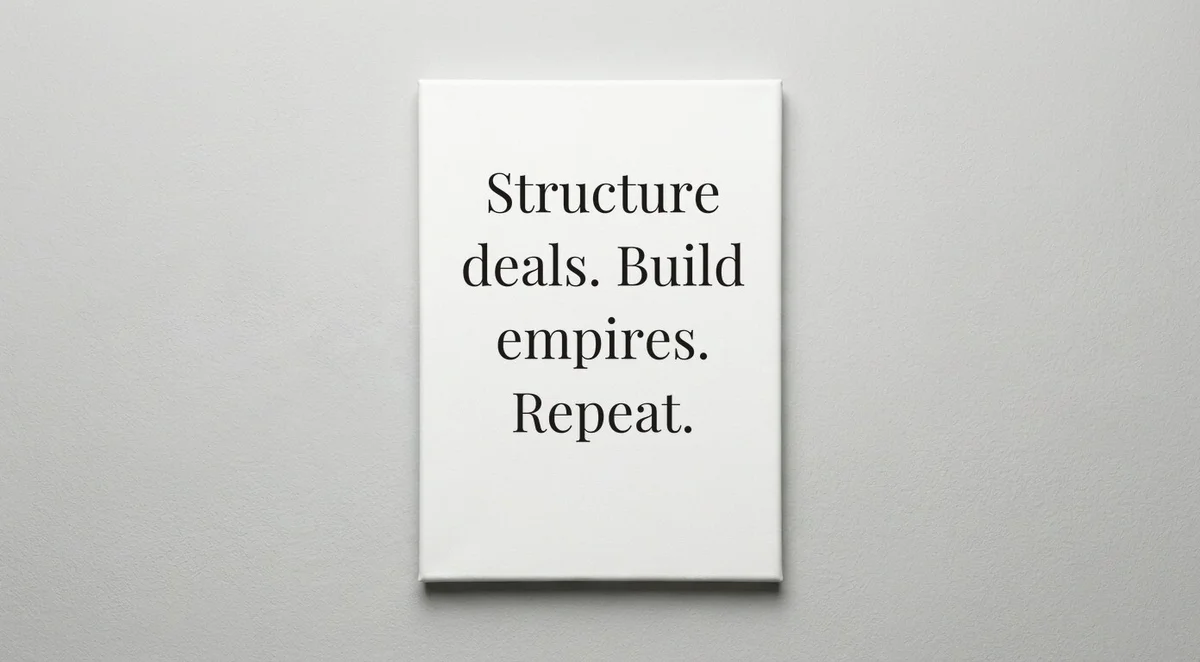 Investment Banker quote wall art - canvas print