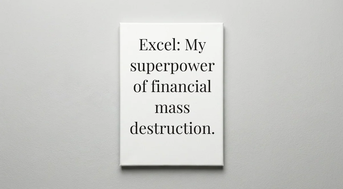 Investment Banker quote wall art - canvas print