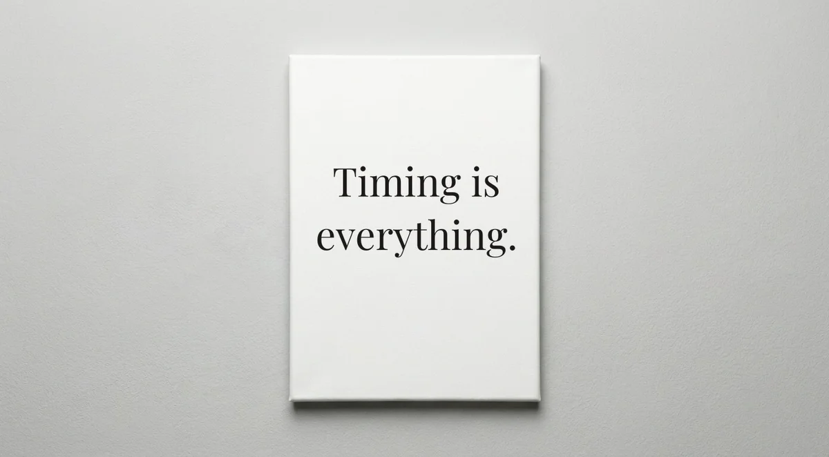 Stock Broker quote wall art - canvas print