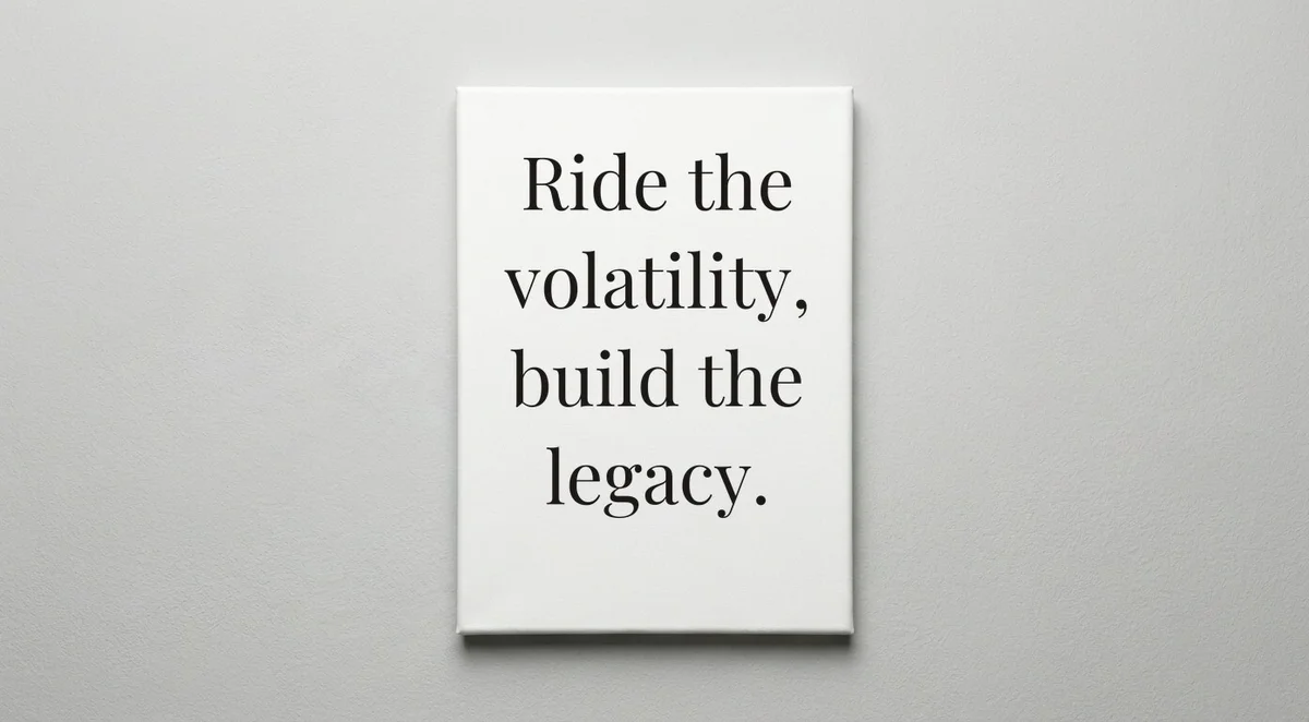 Stock Broker quote wall art - canvas print