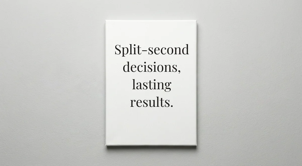 Trader quote wall art - canvas print