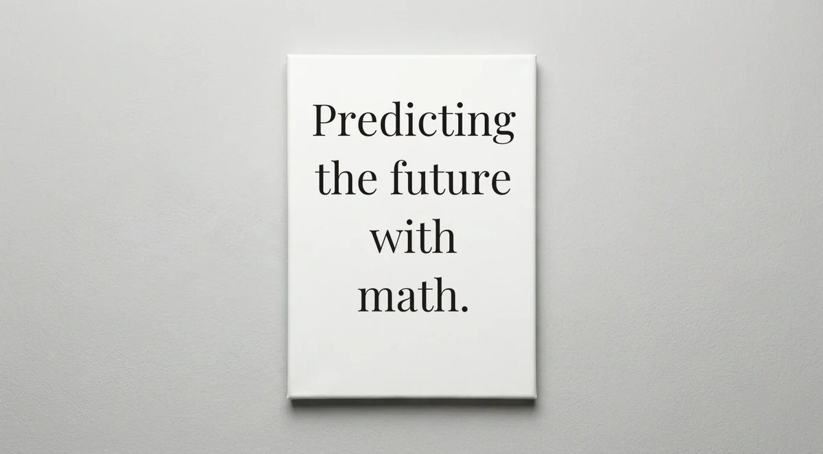 Actuary quote wall art - canvas print