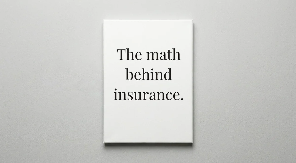 Actuary quote wall art - canvas print