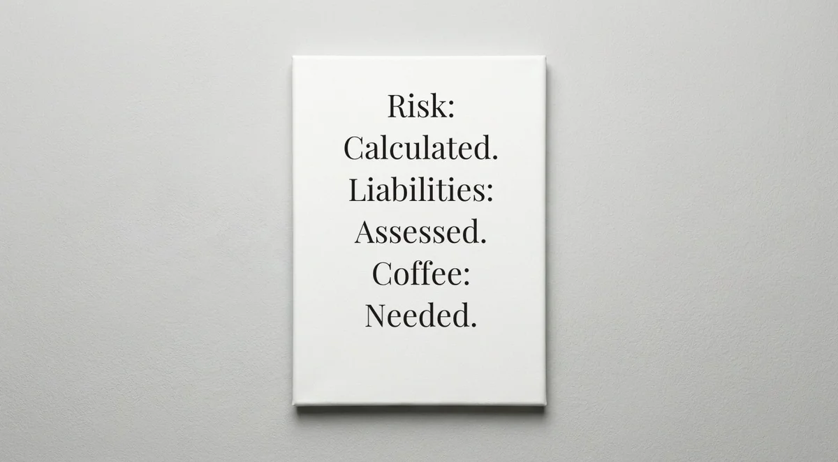 Actuary quote wall art - canvas print