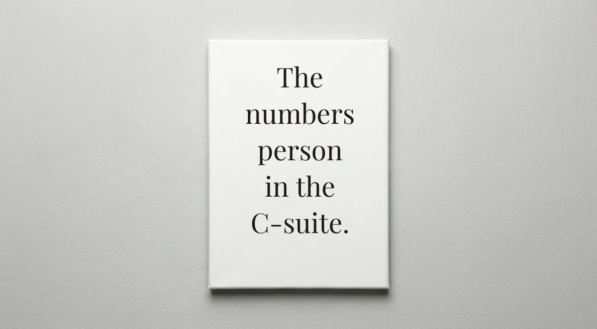CFO quote wall art - canvas print