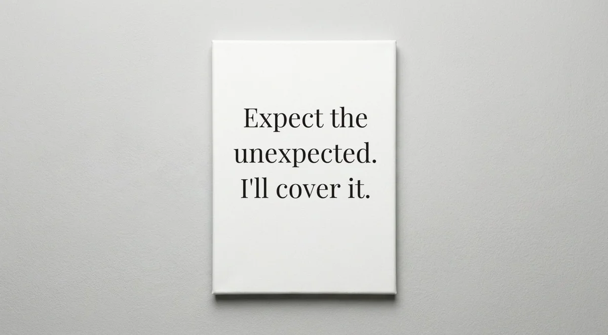 Insurance Agent quote wall art - canvas print