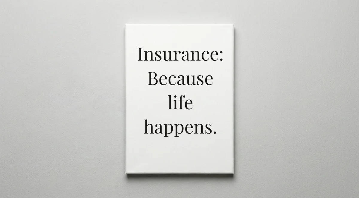Insurance Agent quote wall art - canvas print